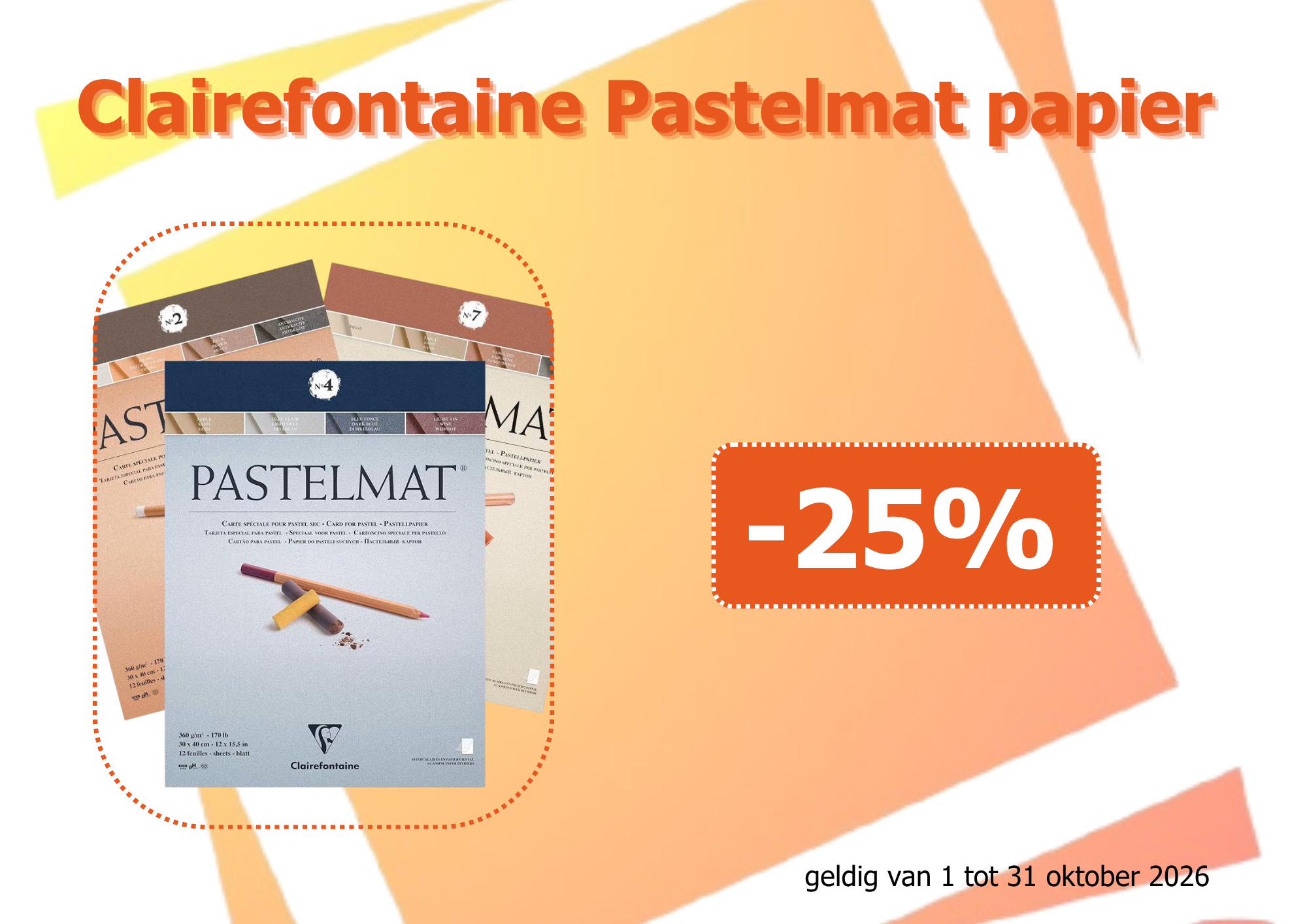 Clairefontaine Pastelmat papier