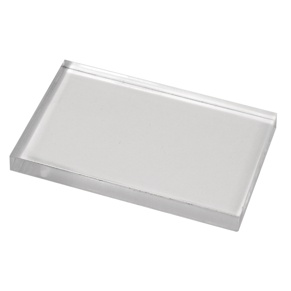 Artemio Plaatsingsblok Voor Clear Stamps - Acryl, Zilver, 17,5 X 22 Cm Met Handvat
